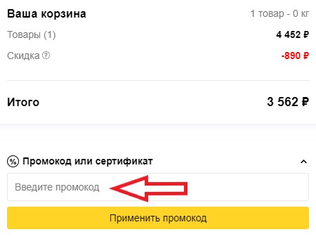 Как использовать промокод в 169.ru