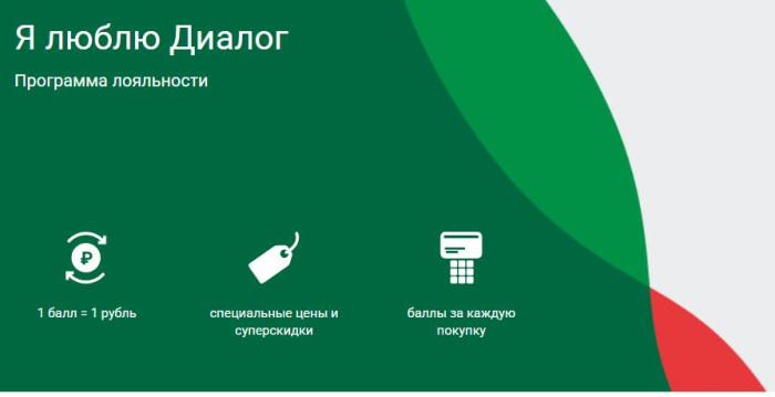 Бонусная программа аптеки Диалог