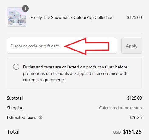 Как использовать промокод в Colourpop