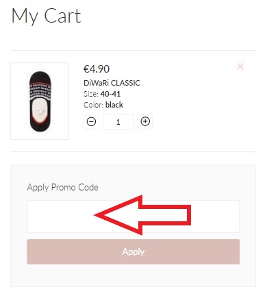 Как использовать купон в Conte Как использовать промокод в Conte