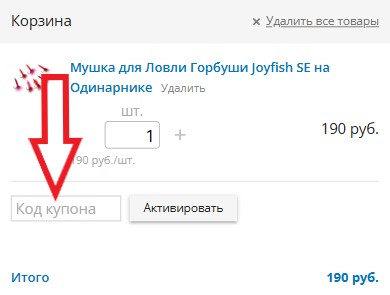 Как использовать промокод в Рыбаклев