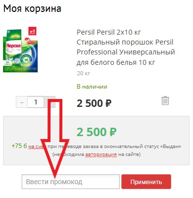 Как использовать промокод в Strateg Shop