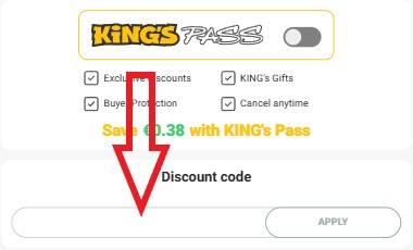Как использовать промокод в Kinguin
