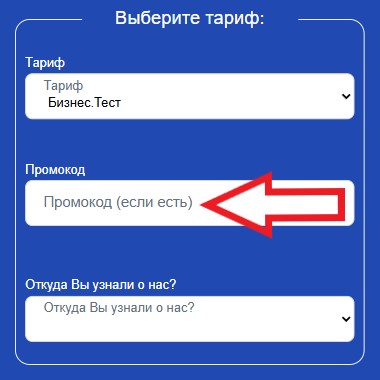 Как использовать промокод в SkyDNS