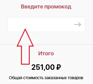 Как использовать промокод в С.Пудовъ