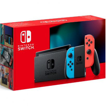 Игровая консоль Nintendo Switch красный неон