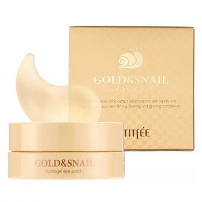 Патчи для глаз Petitfee Gold & Snail