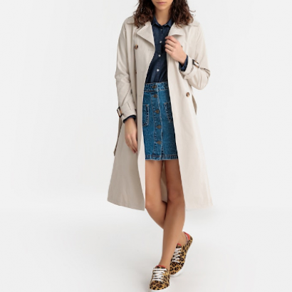 Плащ длинный демисезонный La Redoute Collections