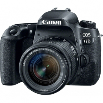 Зеркальный фотоаппарат Canon EOS 77D 18-55