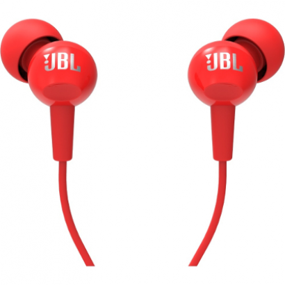 Наушники с микрофоном JBL C100SI Red