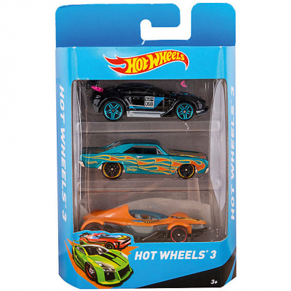 Hot Wheels Подарочный набор из 3 машинок