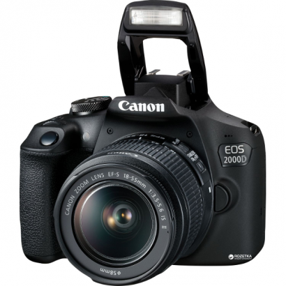 Зеркальный фотоаппарат Canon EOS 2000D 18-55 IS II