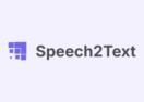 Логотип магазина Speech2text